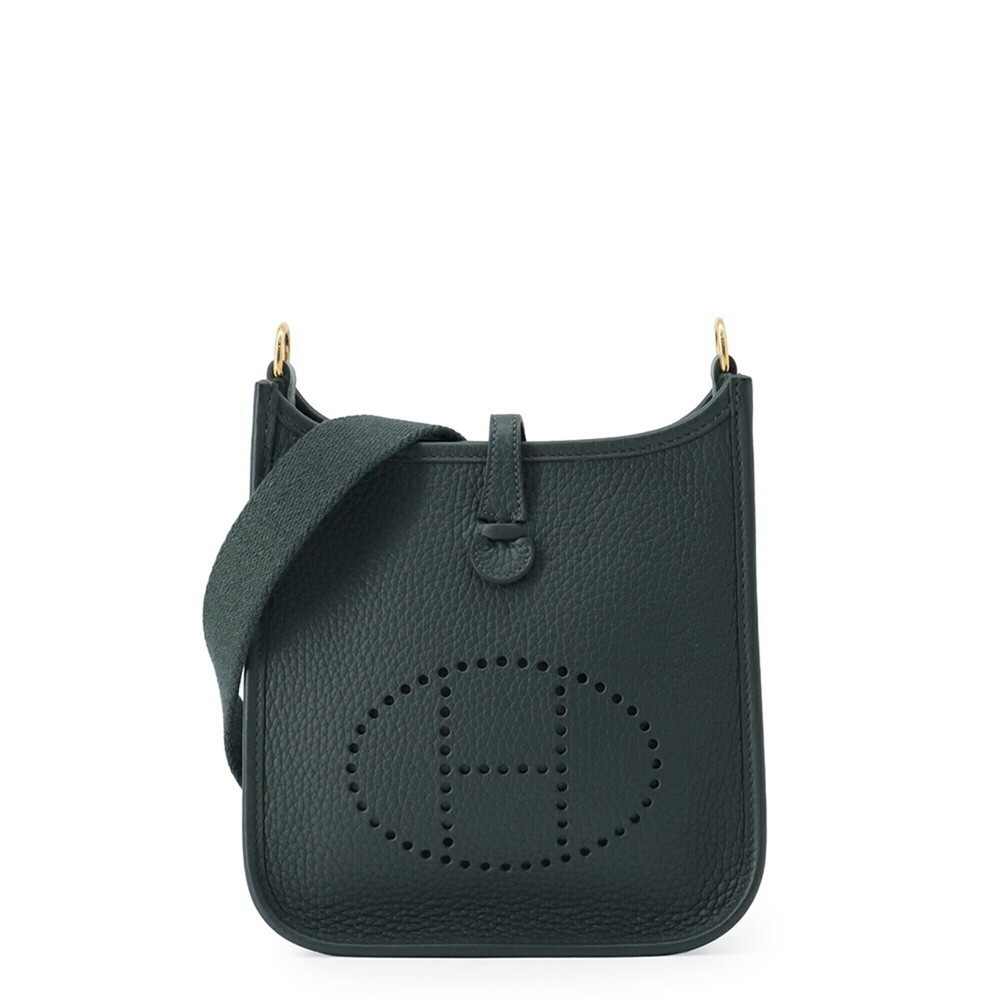Hermes Evelyne TPM Shoulder Bag 111cm Amazon Vert Mangrove Taurillon Clemence...